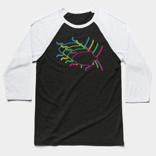 Bug 80s Neon Baseball T-Shirt